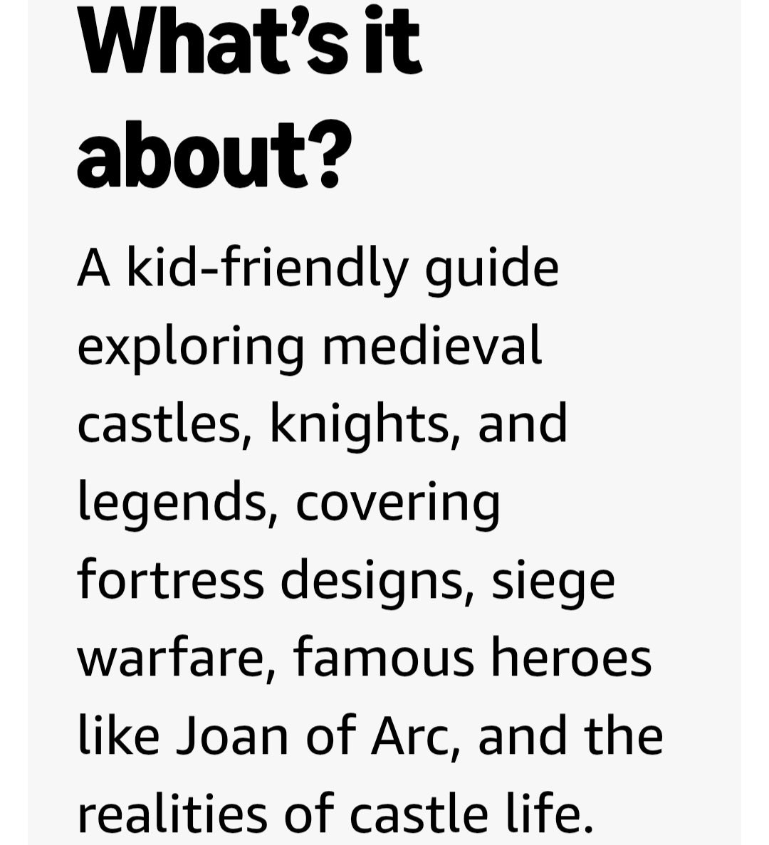 Medieval Times Book Bundle