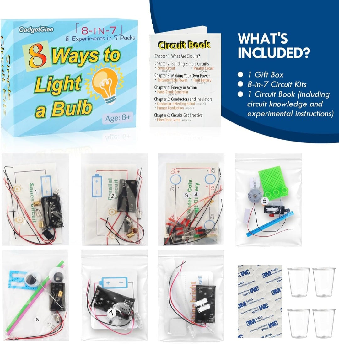 Electric Circuit STEM Kit|Hands-On Electricity Experiments