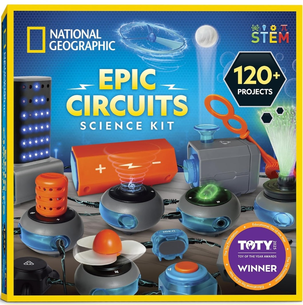 National Geographic Epic Circuits Science Kit|120+ Electrical Projects