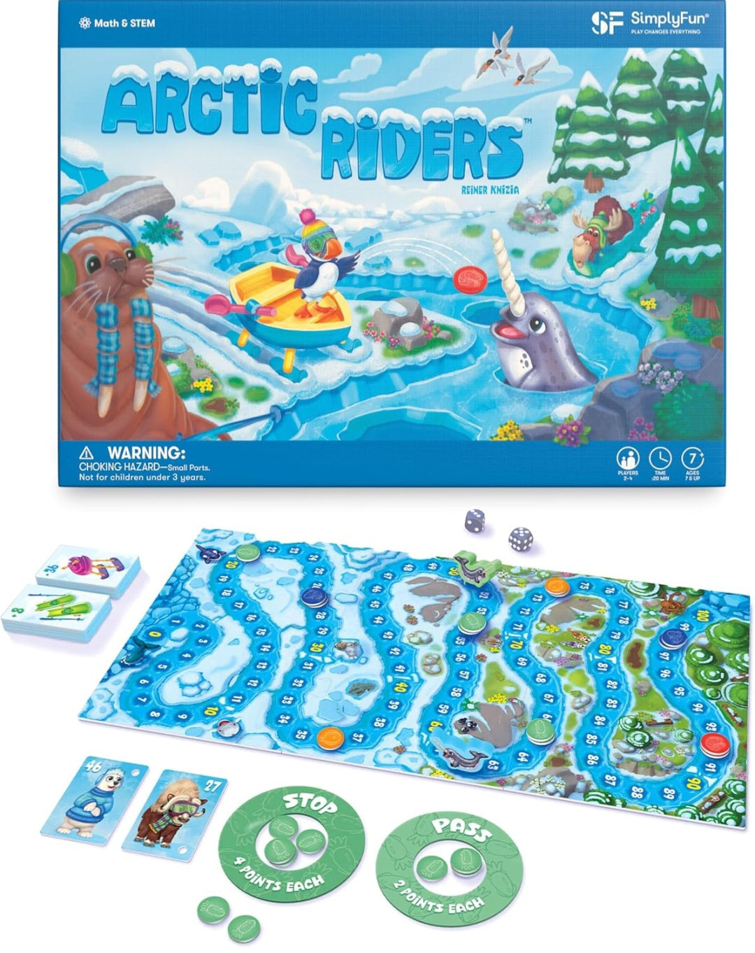 Arctic Riders| Arctic-Themed Math & Addition/Subtraction Game