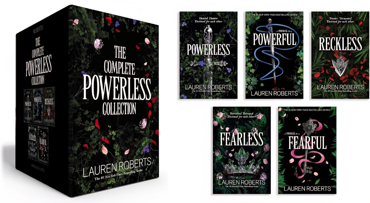 The Complete Powerless Collection | 5-Book Hardcover Boxed Set | Lauren Roberts | Young Adult Fantasy & Romance