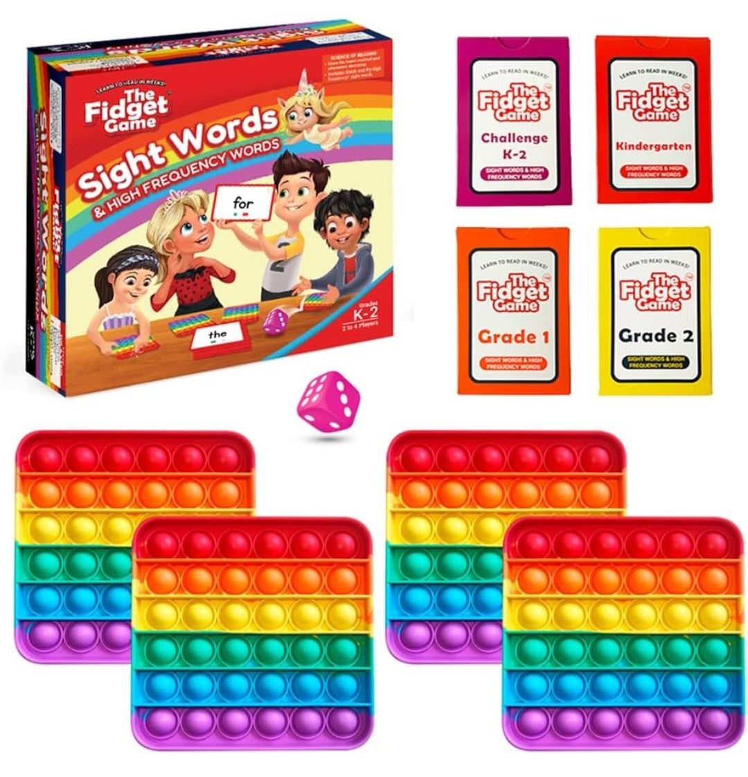 The Fidget Game Sight Words