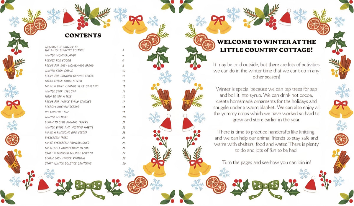 Little Country Cottage: A Winter Treasury of Recipes, Crafts & Wisdom|Paperback