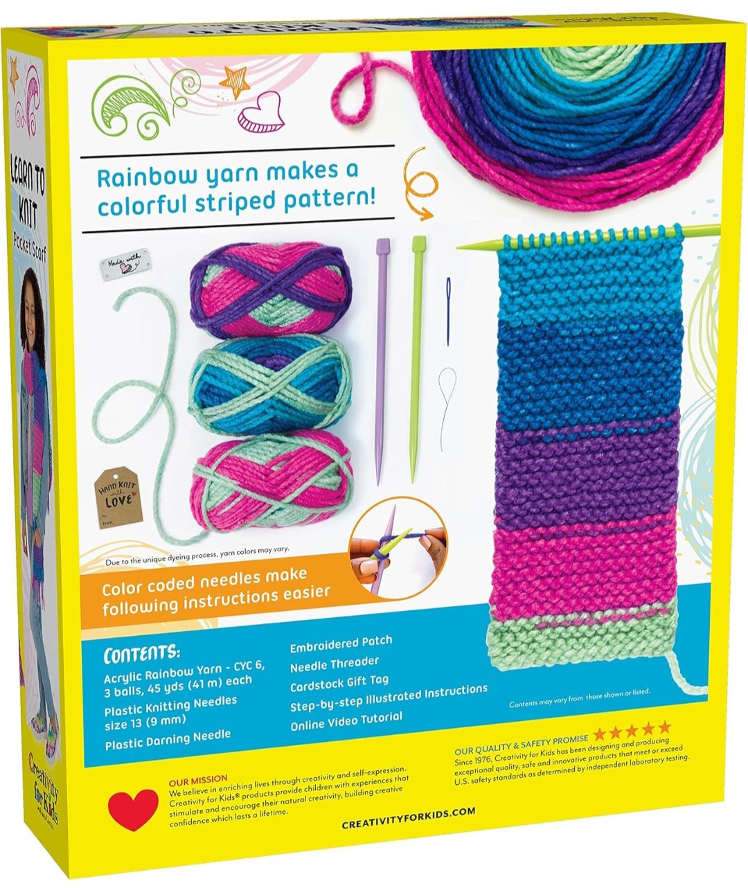 Learn to Knit: Pocket Scarf Project