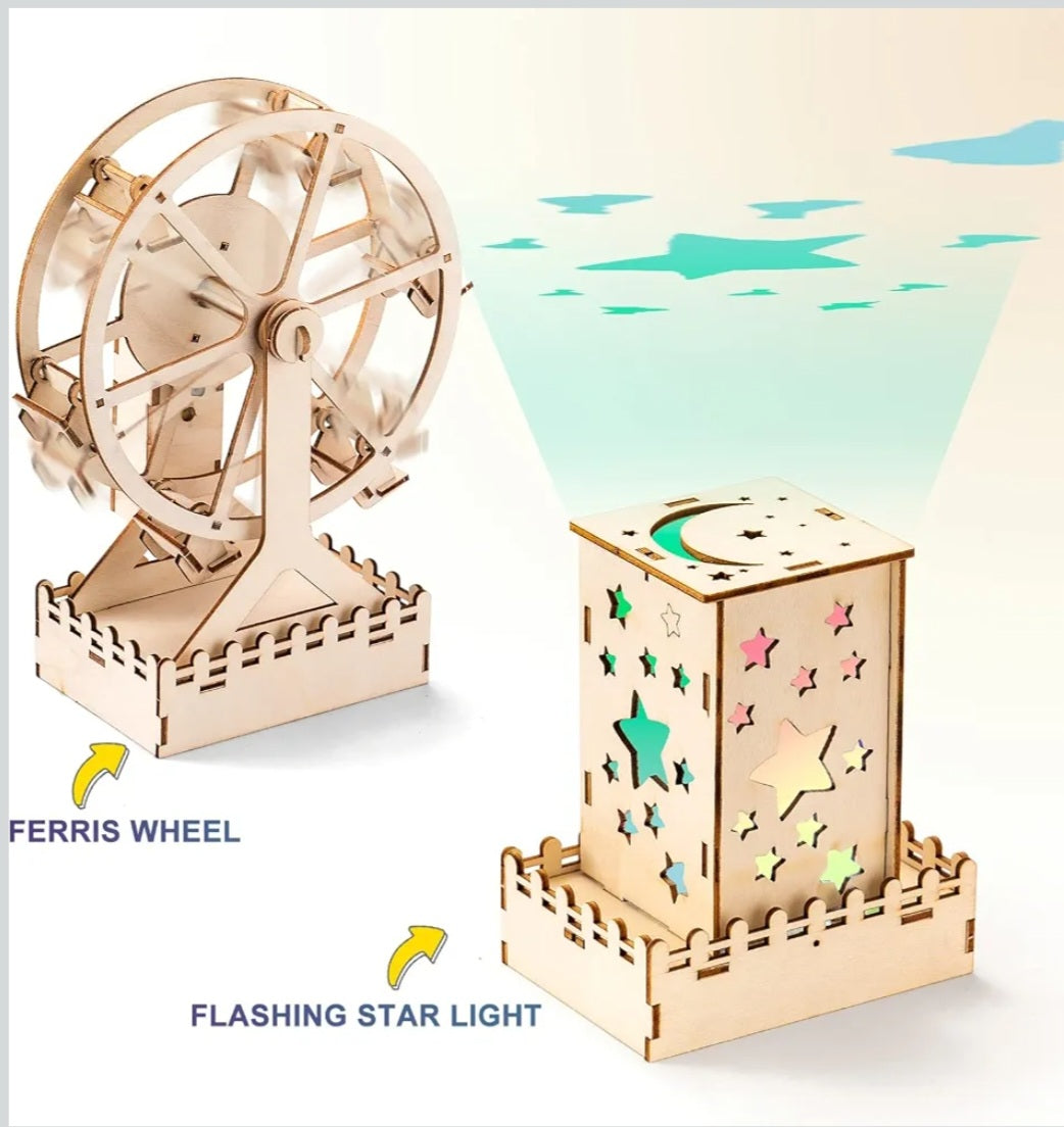 5 in 1 STEM Engineering Kit Set | Wooden DIY Science Models & Hands-On Building Projects
