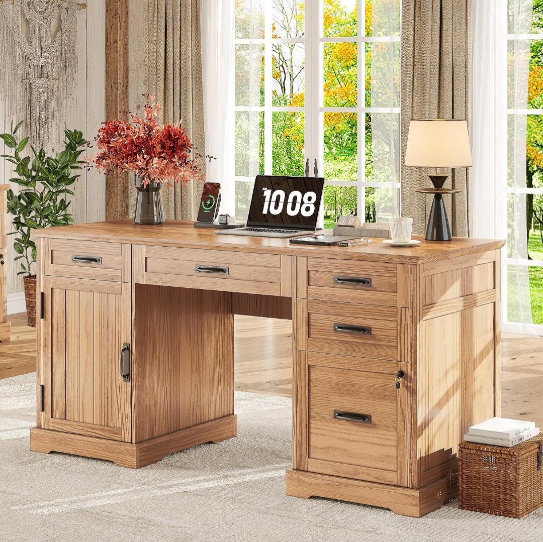 55" Student Study Desk| Homeschool Writing & Learning Desk