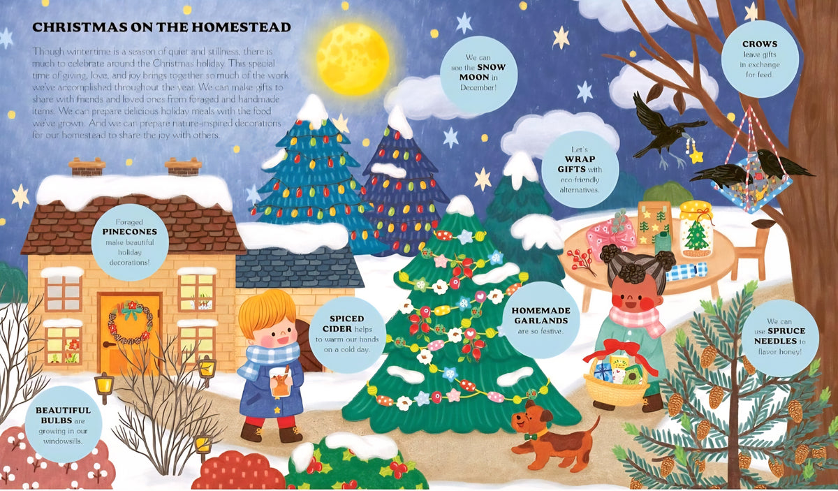 A Christmas Treasury of Recipes, Crafts & Wisdom| Little Homesteader