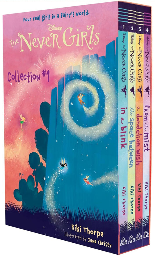 Disney The Never Girls Collection #1 | Books 1–4 | Kiki Thorpe | Fantasy Adventure Chapter Book Box Set