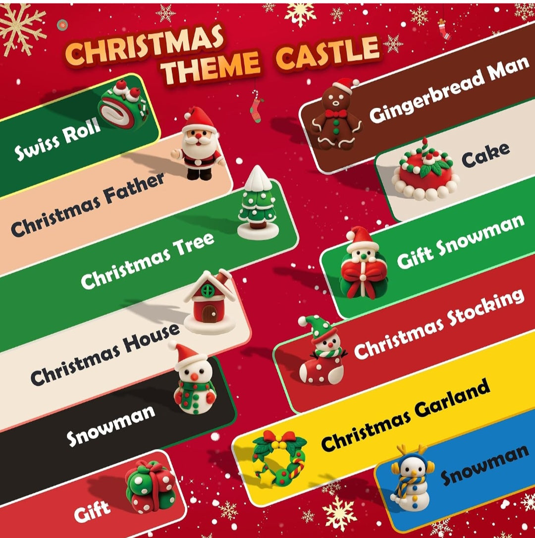 Christmas Air-Dry Clay Sculpting Kit | Holiday Art, Modeling & Creative Design Projects