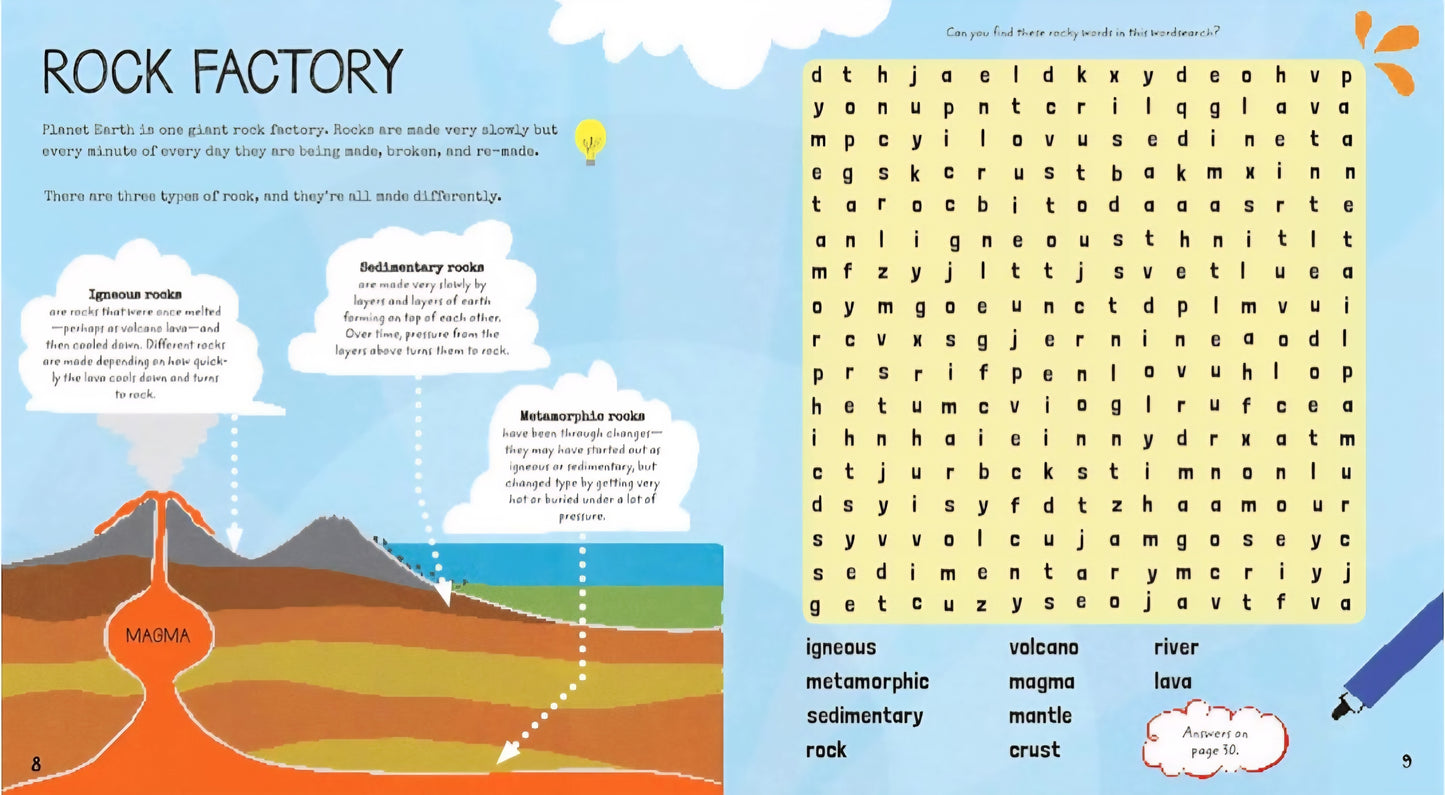 Geology Activity Book