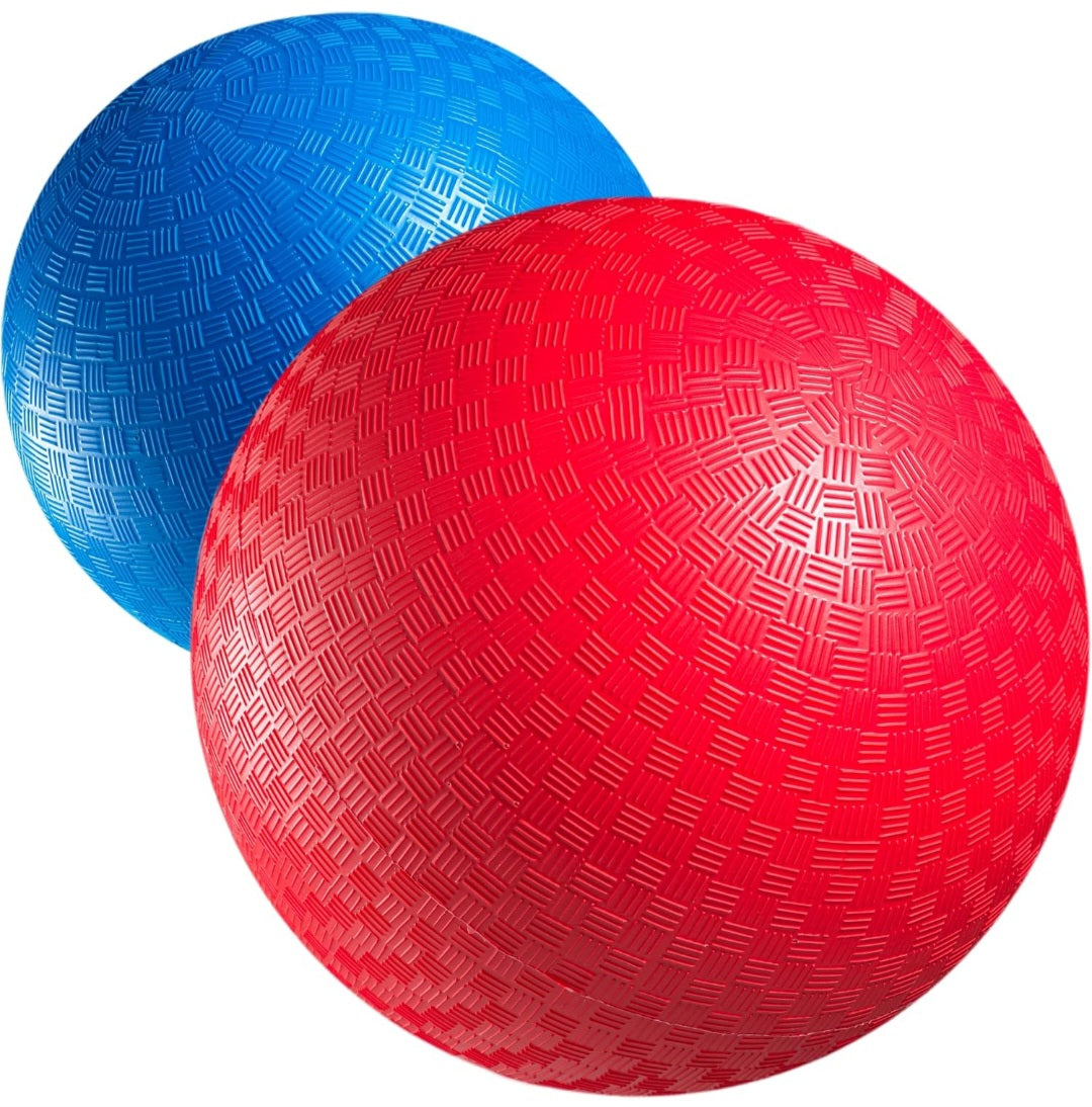 10" Kickballs|2-Pack with Hand Pump | Homeschool PE Equipment