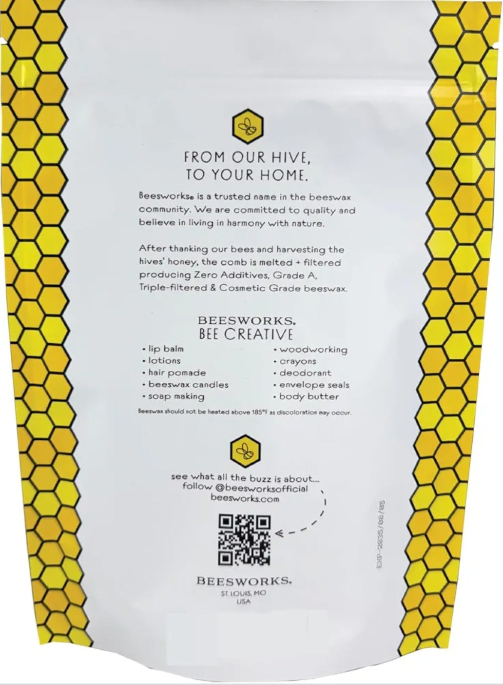 Yellow Beeswax Pellets| 100% Pure Beeswax for Candle Making & Crafts (1 lb, 2lb, or 5 lb)