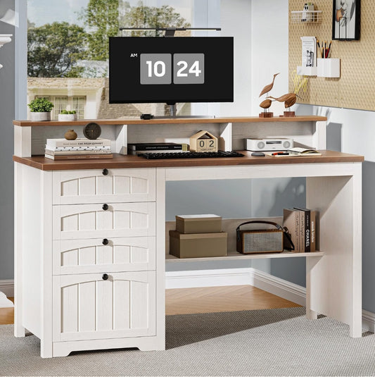 47" Farmhouse Student Desk| Homeschool Learning & Study Desk