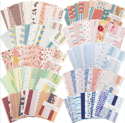 500-Piece Vintage Scrapbook Paper Set | Classic Decorative Paper for Junk Journals, Photo Albums & DIY Crafts|3.35x2.17