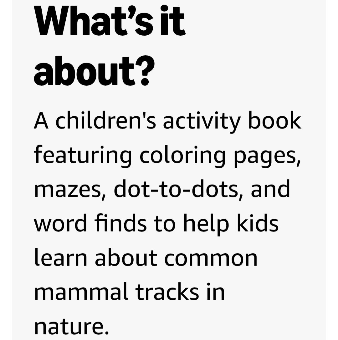 Animal Tracks Study Kit