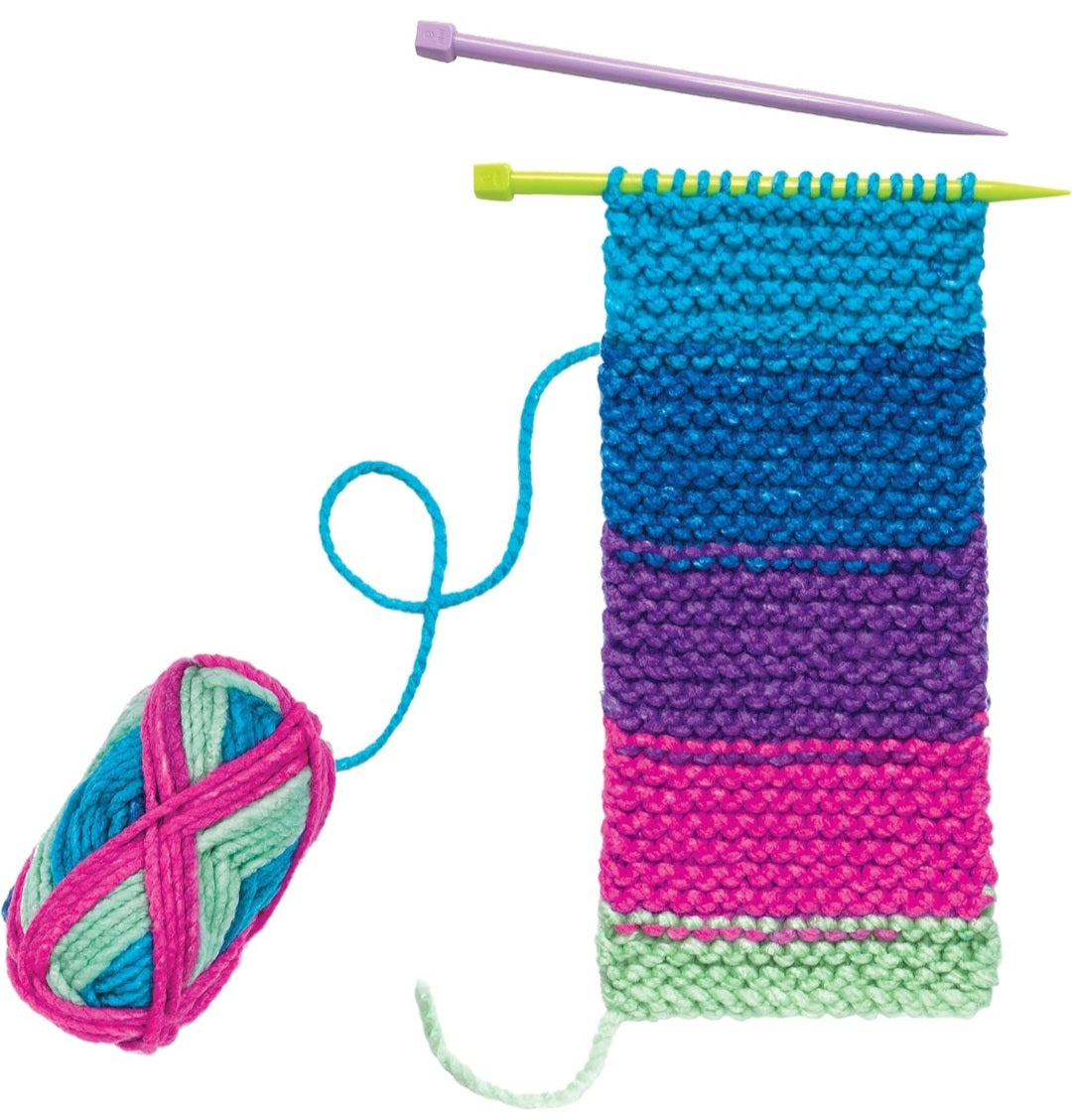 Learn to Knit: Pocket Scarf Project