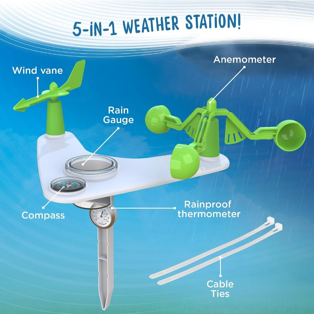 Weather & Climate Lab | Hands-On Meteorology & Earth Science Experiment Kit