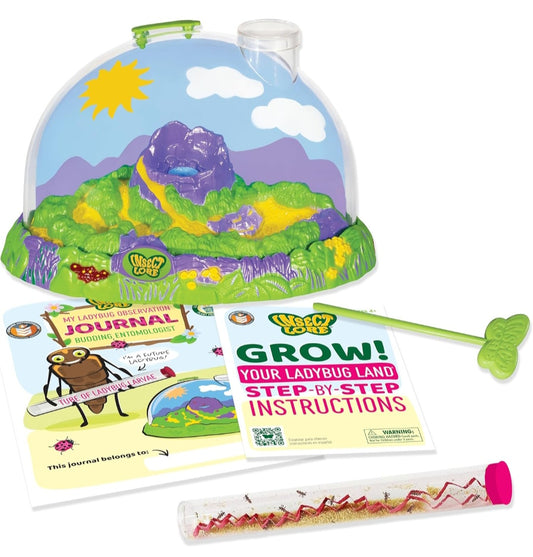 Insect Lore Ladybug Habitat With LIVE Ladybugs Project