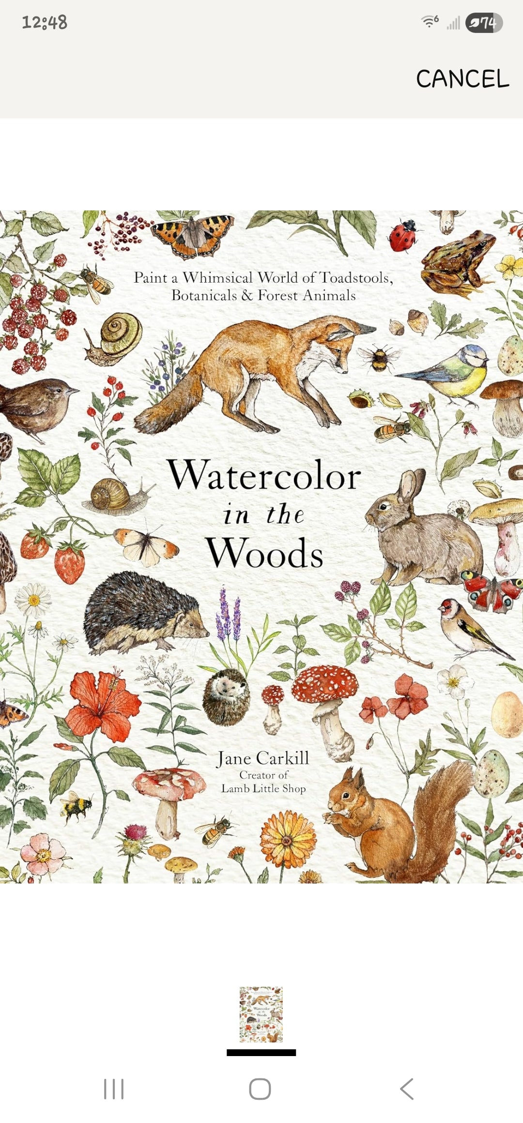 Watercolor in the Woods| Guided Nature Art & Watercolor Activity Book