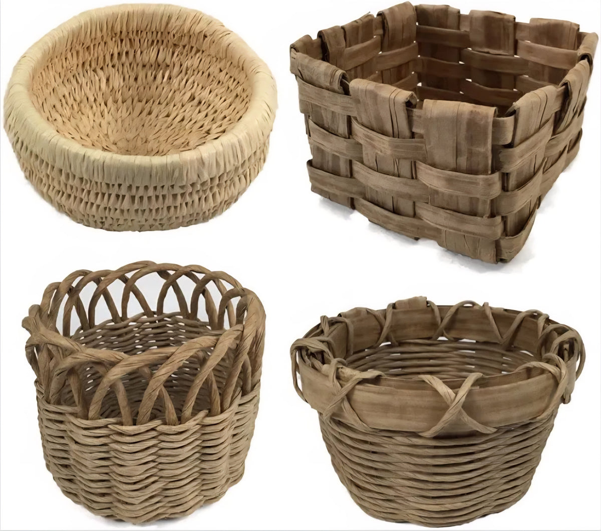 Traditional Basket Weaving & Fiber Arts Kit | 4 Hands-On Projects