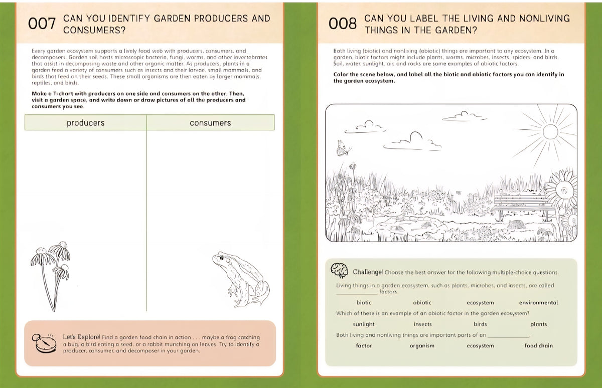 Nature School: In the Garden|100+ Activities, Games & Puzzles
