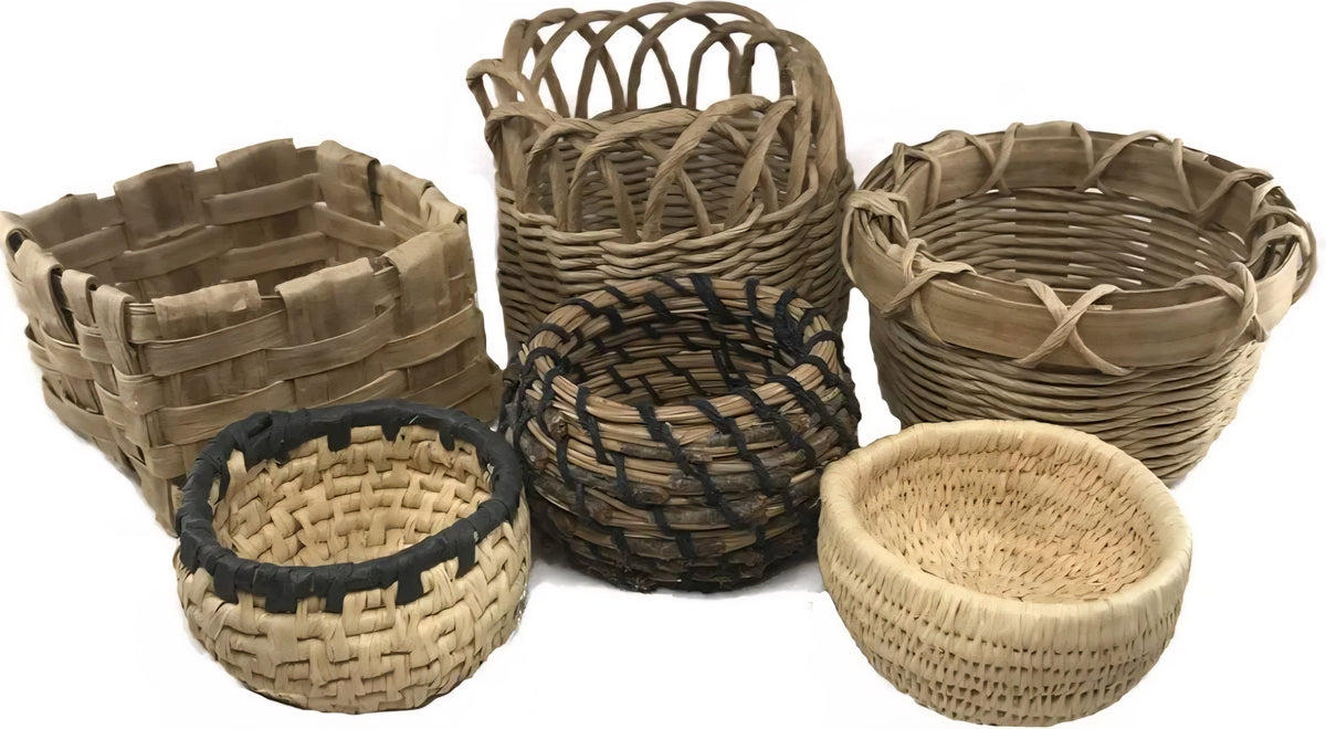 Traditional Basket Weaving & Fiber Arts Study Kit | 6 Hands-On Projects