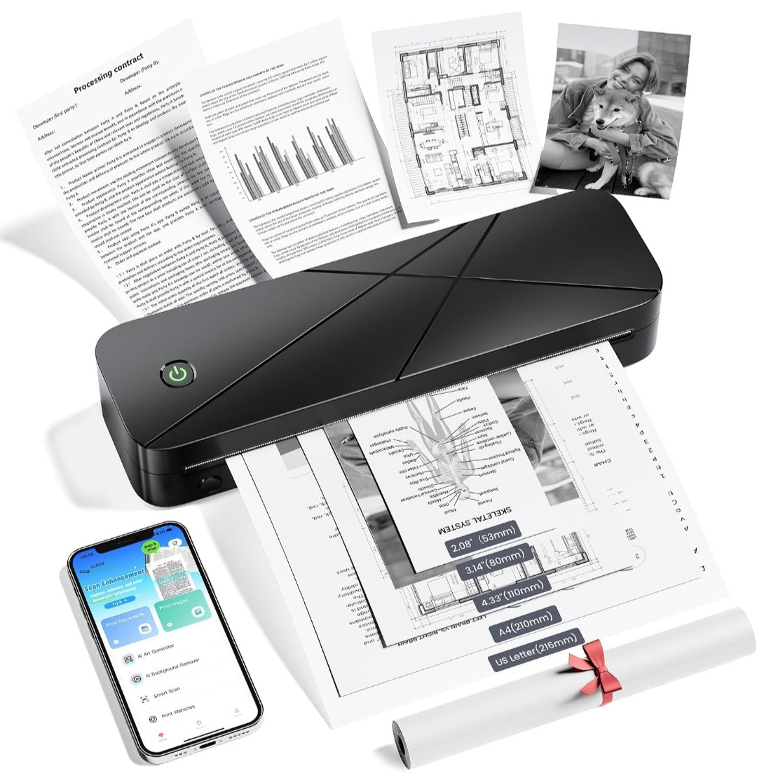 Portable Wireless Thermal Printer | Homeschool Worksheets, Study Guides & Educational Projects