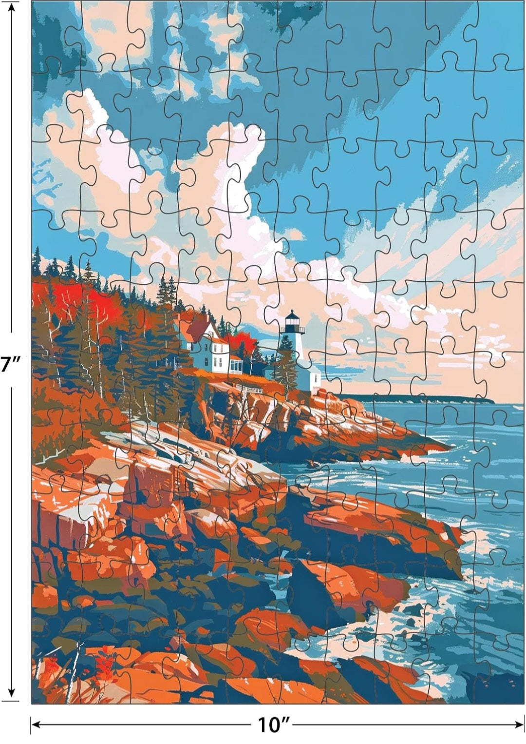 National Parks 16-Puzzle Set – 100-Piece Mini Jigsaw Puzzles, U.S. National Parks & Scenic Landscapes
