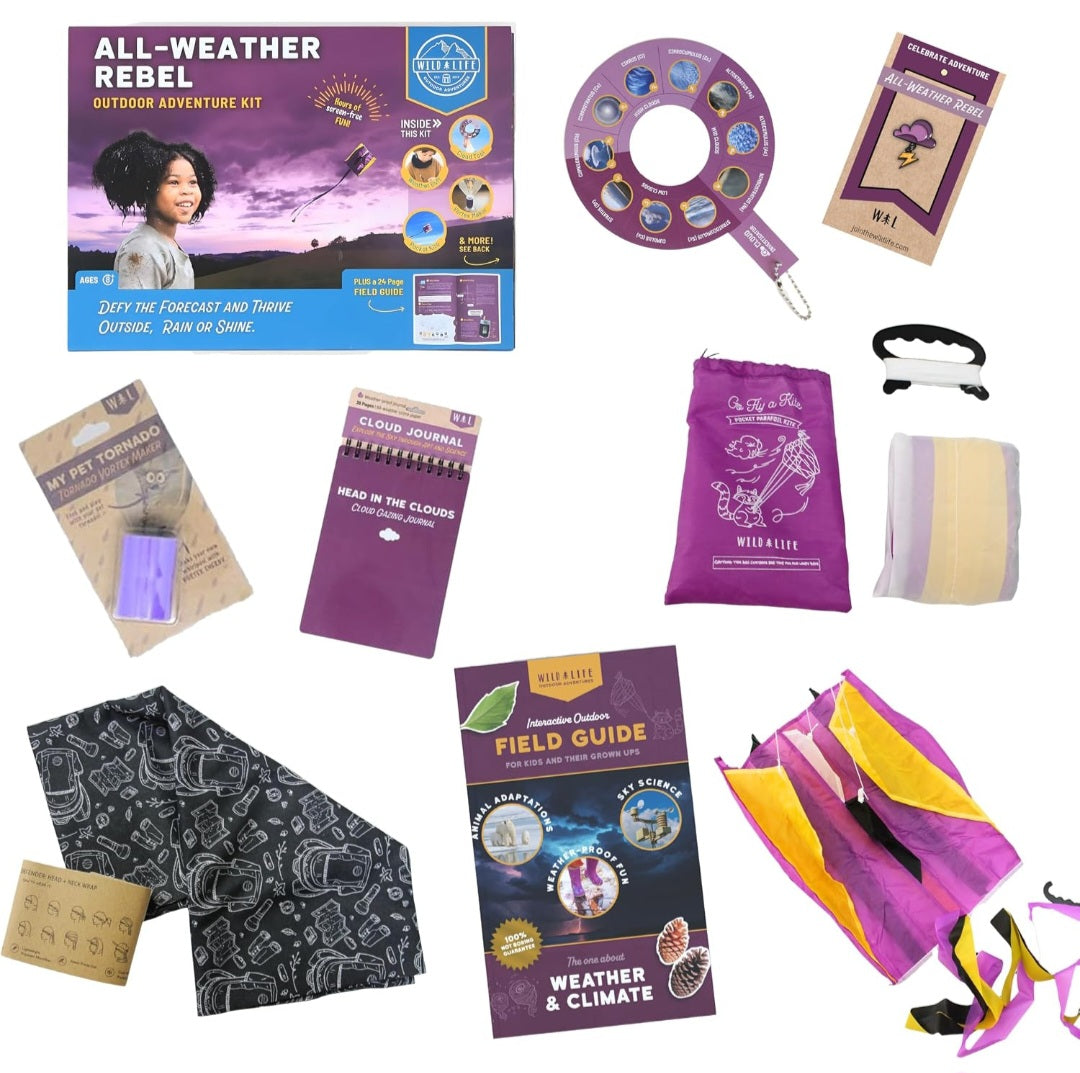 All-Weather Rebel Climate Science Kit | Weather & Climate Field Guide, Cloud Journal & Outdoor STEM Activities