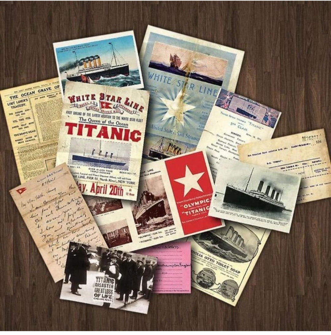 Titanic Maritime History & Engineering Study Kit | 2 Books, Model Kit & Memorabilia Pack | Grades 8–12