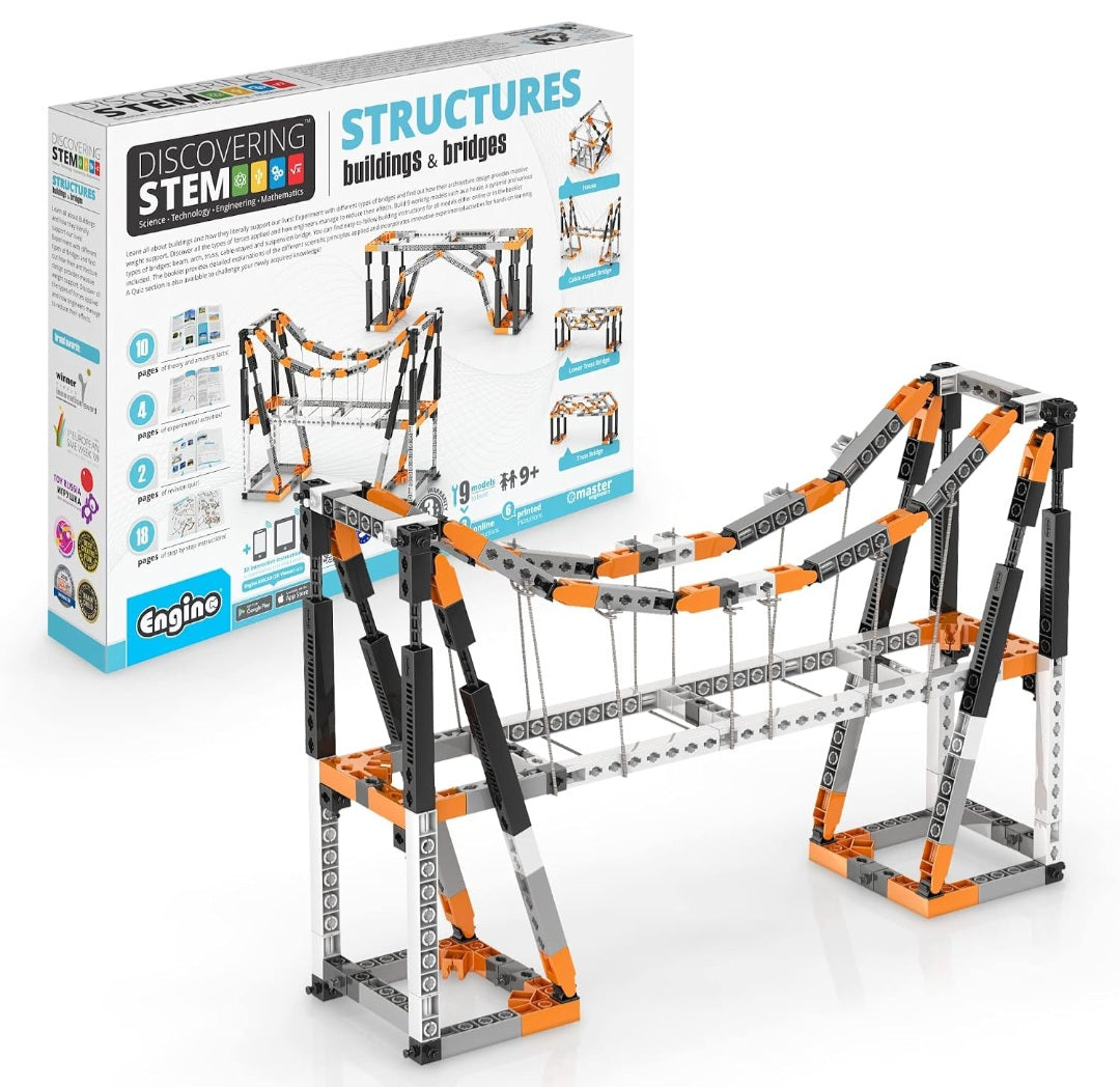 ENGINO Structures: Buildings & Bridges|STEM Engineering Building Set
