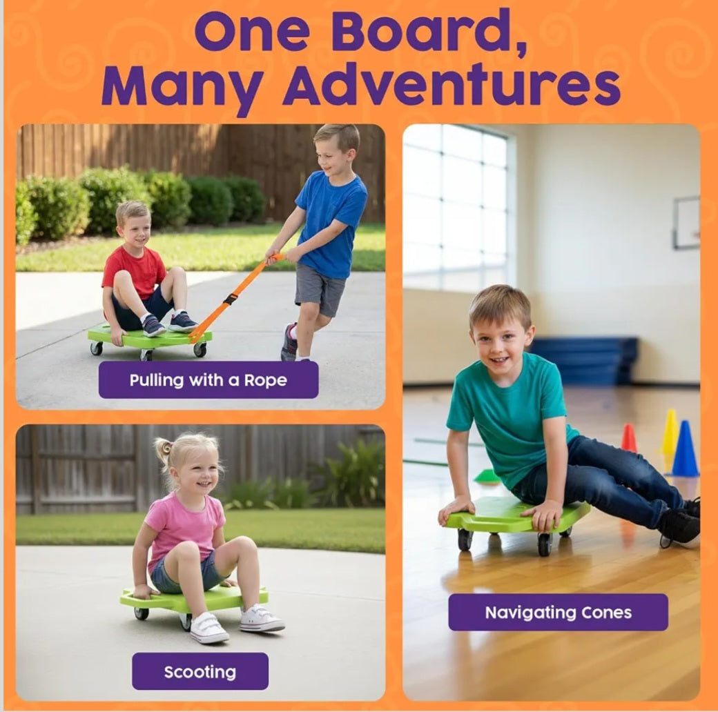 Scooter Board|Homeschool PE & Movement Activity Equipment