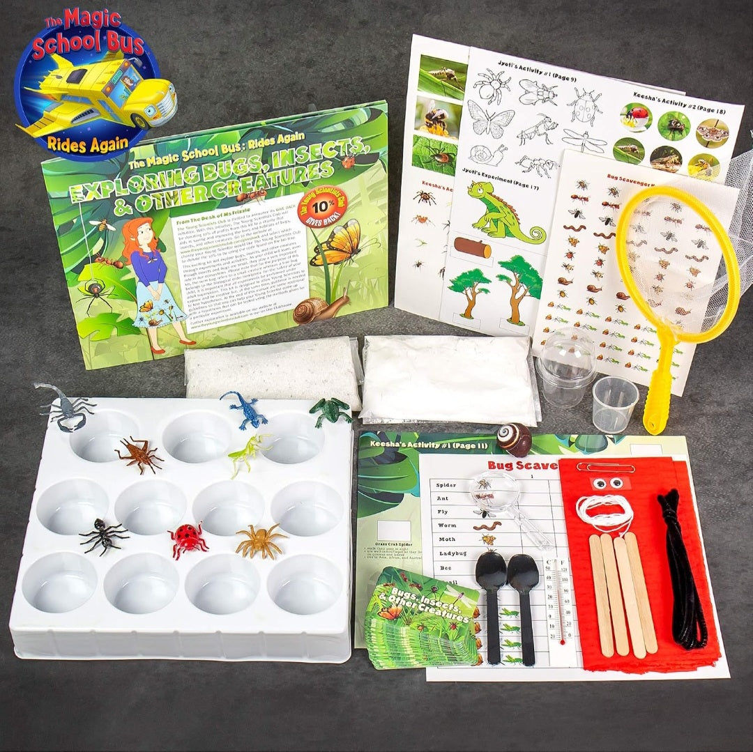 Bugs & Insects Science Kit|  Hands-On Nature & STEM (Magic School Bus Rides Again)