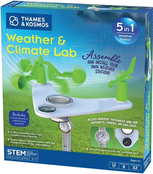 Weather & Climate Lab | Hands-On Meteorology & Earth Science Experiment Kit