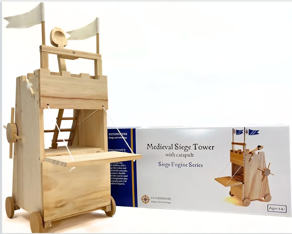 Medieval Siege Tower STEM Kit|Engineering & Physics Model