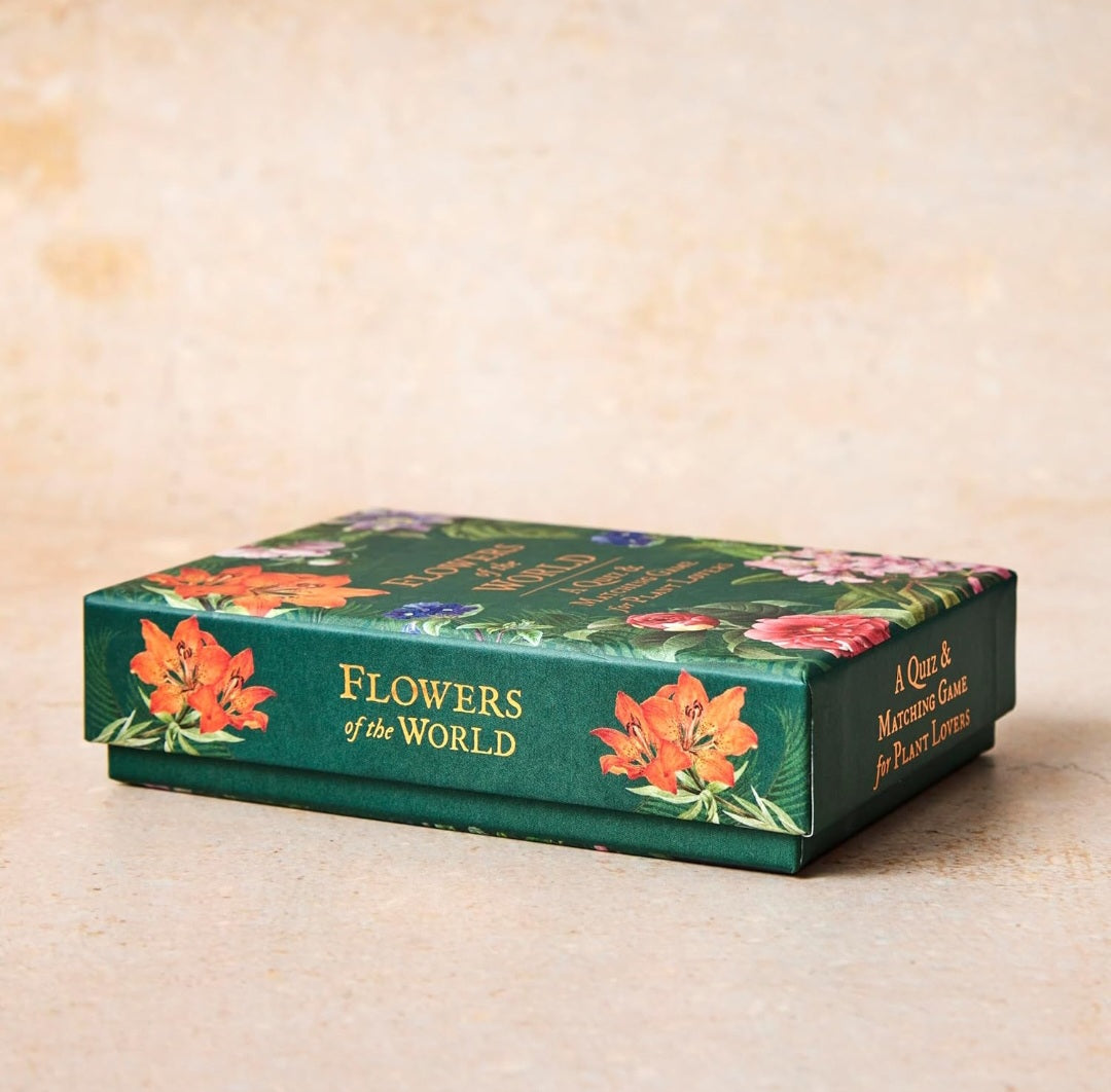 Flowers of the World: A Trivia & Matching Game