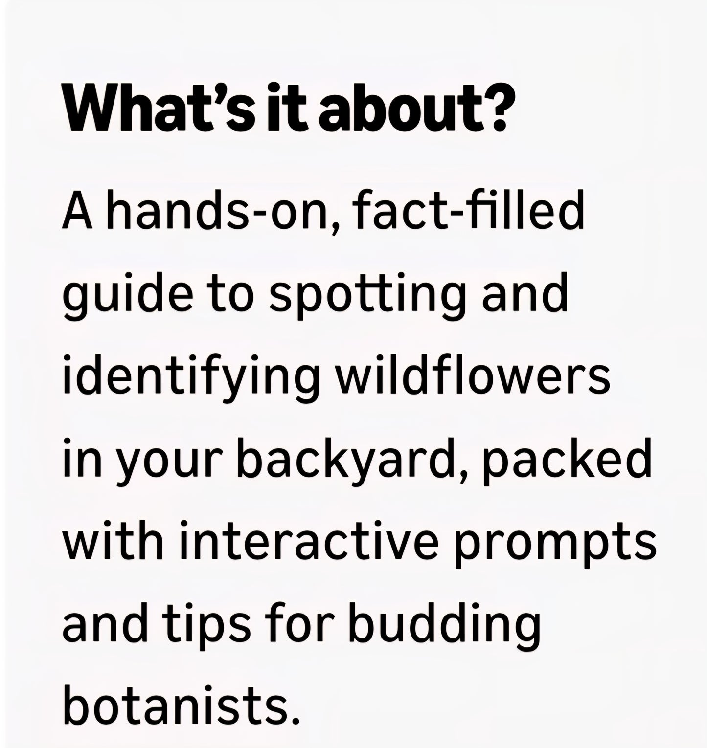 Wildflower Study Kit