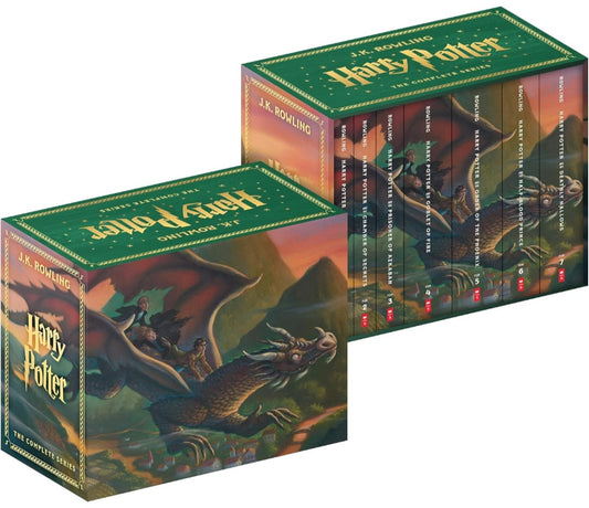 Harry Potter Complete 7-Book Box Set | J. K. Rowling | Paperback Fantasy Series Collection