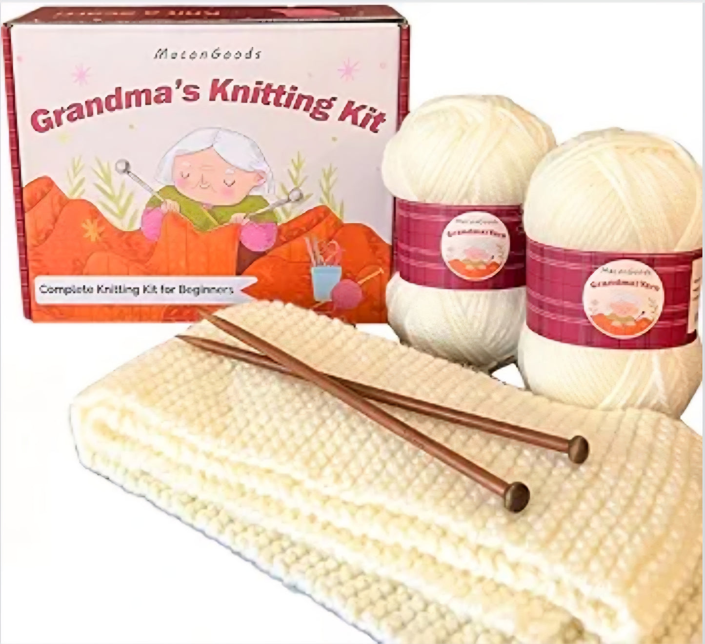 Grandma's Benginner Knitting Project