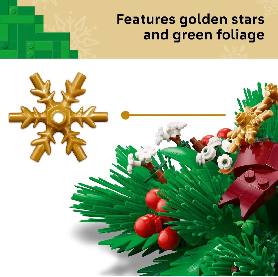 LEGO Christmas Building Set| Holiday Design & Creative Building Activity| 433 Pieces
