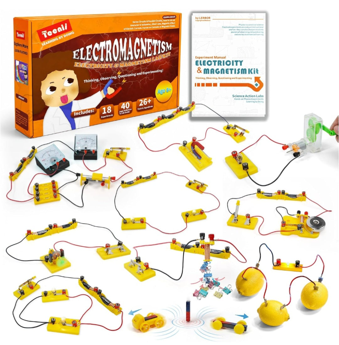 Electricity & Magnetism STEM Kit|Hands-On Physics Experiments
