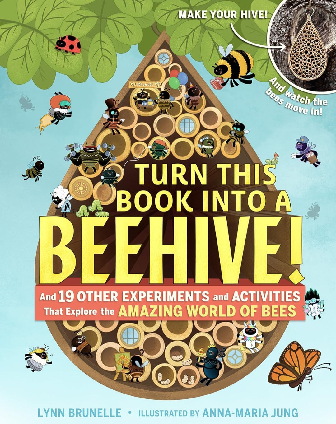 Turn This Book Into a Beehive!|Bee Science Activity Book