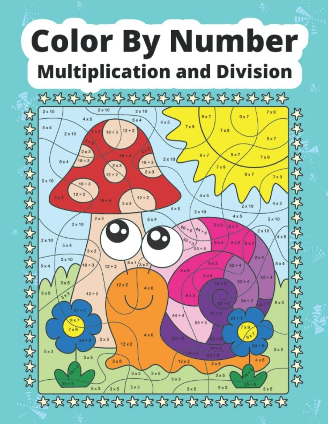 Multiplication & Division Color by Number Workbook