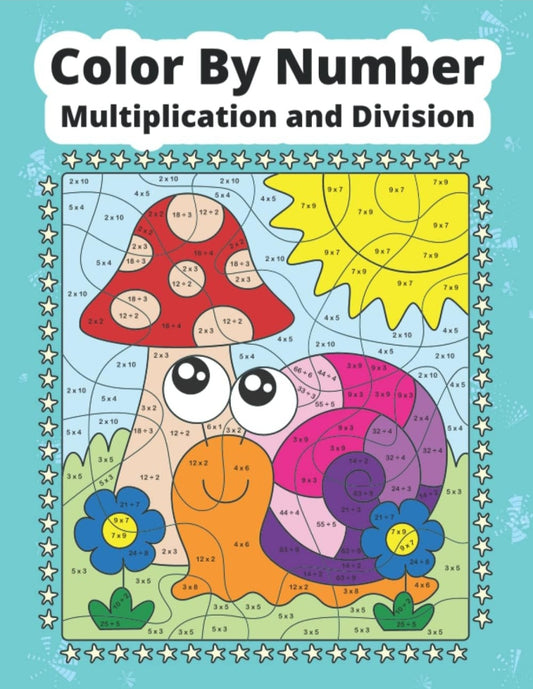 Multiplication & Division Color by Number Workbook