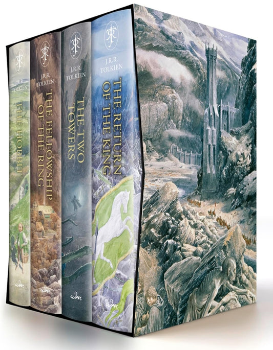 The Hobbit & The Lord of the Rings Illustrated| J.R.R. Tolkien | Alan Lee Illustrated Box Set|Hardcover