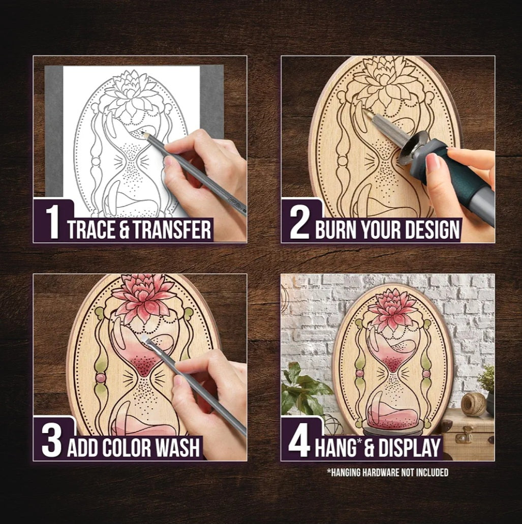 ArtSkills Deluxe Wood Burning Kit | 48-Piece Pyrography & Wood Engraving Art Set