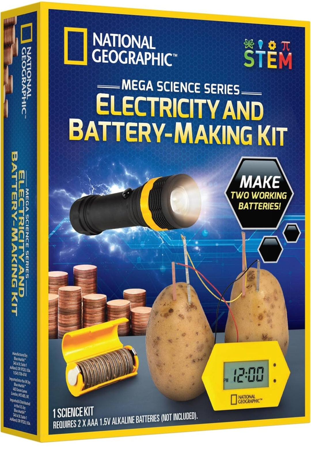 Electricity & Battery-Making STEM Kit|Hands-On Science Experiments