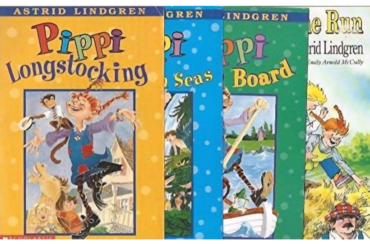 The Pippi Longstocking 4-Book Set | Astrid Lindgren | Classic Children's Adventure Series|Paperback