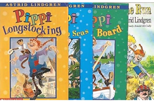 The Pippi Longstocking 4-Book Set | Astrid Lindgren | Classic Children's Adventure Series|Paperback