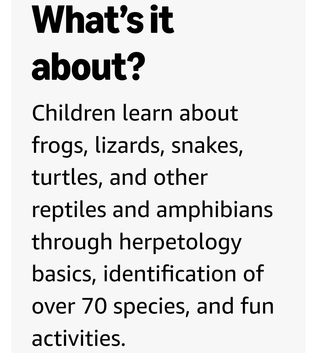 Reptiles & Amphibians Book Bundle